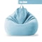 Cotton Linen Bean Bag Chair Cover Unfilled Pouf Ottoman Floor Lounger 15