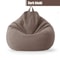 Cotton Linen Bean Bag Chair Cover Unfilled Pouf Ottoman Floor Lounger 19