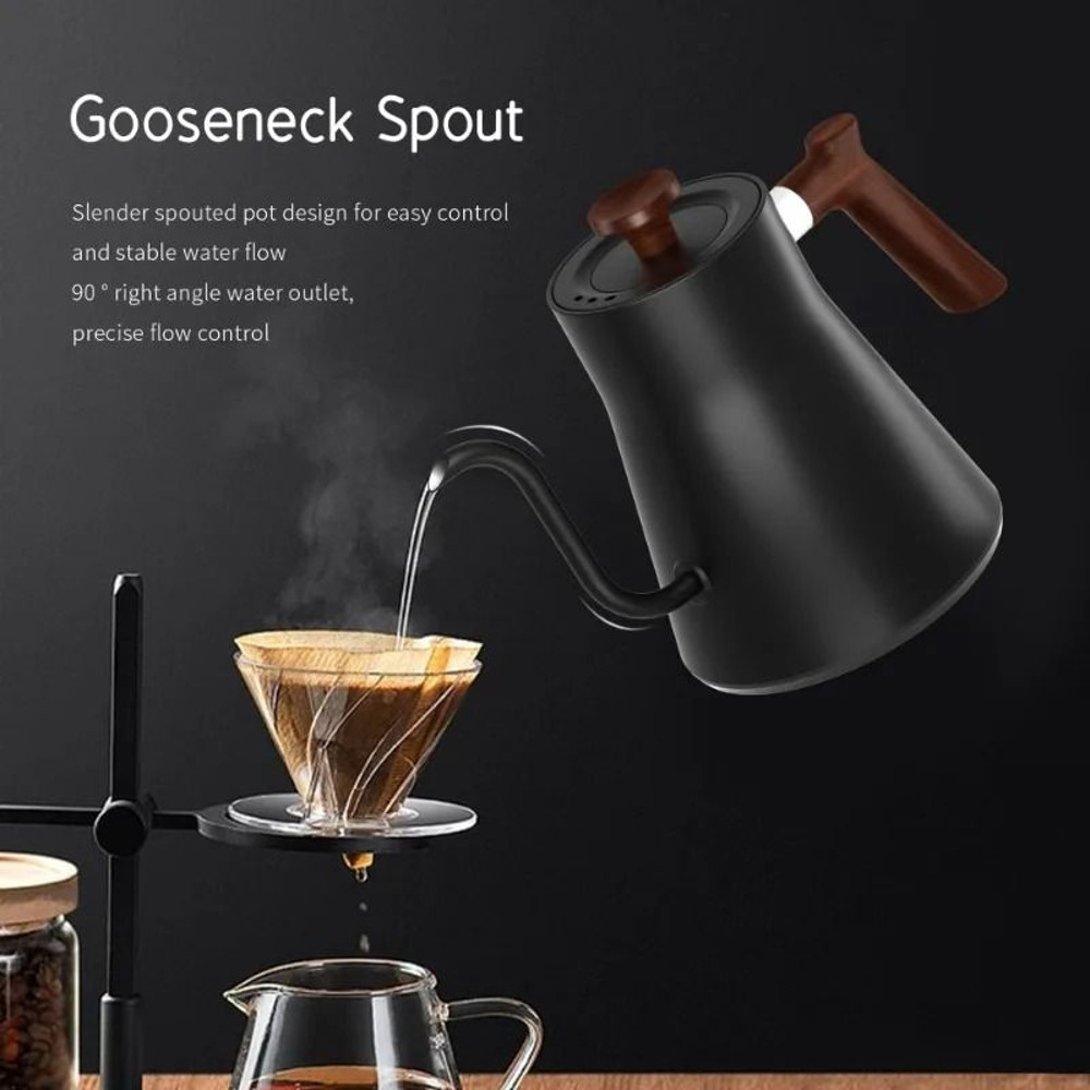 Smart Electric Gooseneck Kettle With Precision Temperature Control For Coffee Tea And Baby Formula 4