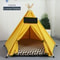Cozy Pet Teepee Tent With Cushion And Blackboard For Cats And Small Dogs 9