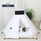 Cozy Pet Teepee Tent With Cushion And Blackboard For Cats And Small Dogs 13