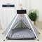 Cozy Pet Teepee Tent With Cushion And Blackboard For Cats And Small Dogs 15