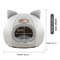 Warm Winter Cat Cave Bed With Removable Cushion 10