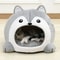 Plush Pet Bed Sofa Cushion Cave Style Lounger For Cats And Small Dogs 0