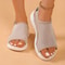 Women Knitted Sports Sandals Summer Casual SlipOn Lightweight Sandals Women Mesh Stretch Beach Luxu 4