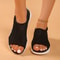 Women Knitted Sports Sandals Summer Casual SlipOn Lightweight Sandals Women Mesh Stretch Beach Luxu 5