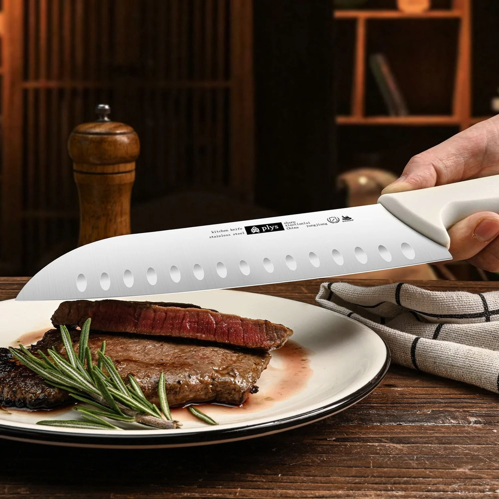 Precision Stainless Steel Chef Knife For Home Kitchen Cooking 4