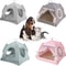 Foldable Cat Tent Bed For Small Pets With Breathable Summer Design 0
