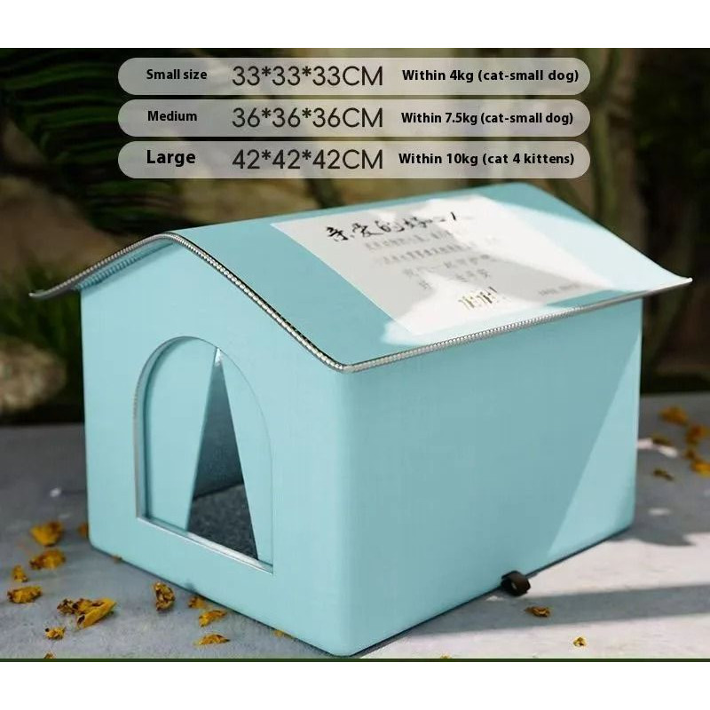 Outdoor Waterproof Cat House For Winter Shelter And Comfort 6
