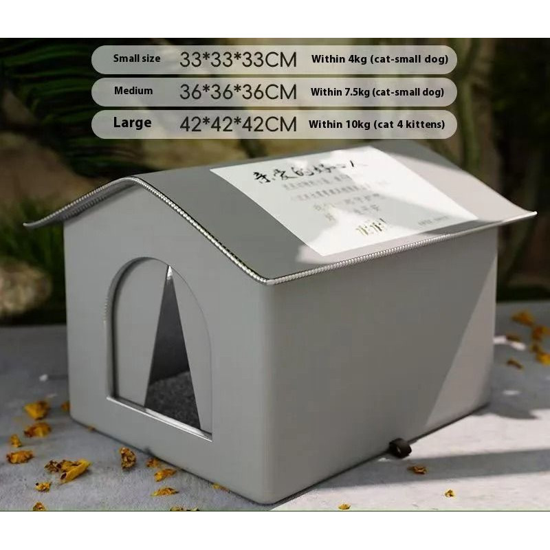 Outdoor Waterproof Cat House For Winter Shelter And Comfort 8