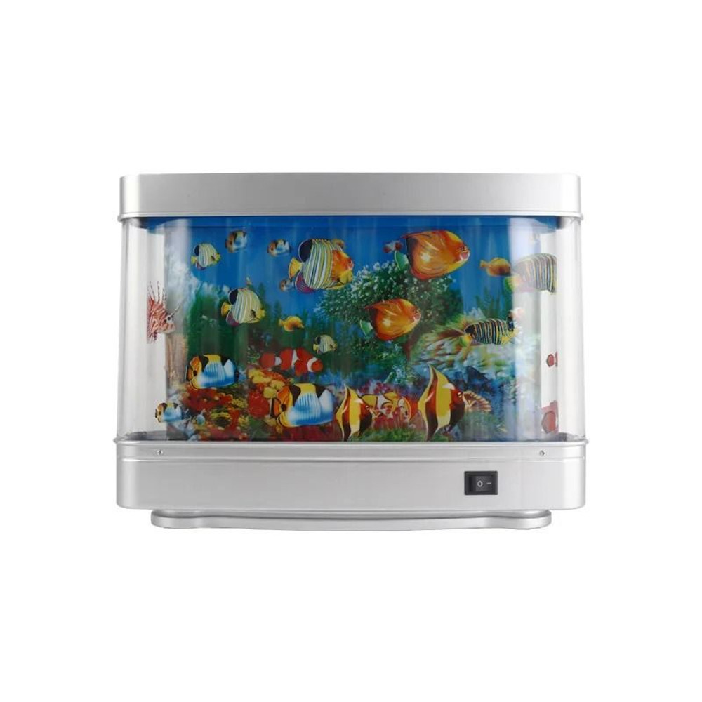 Artificial Fish Tank Night Light With Moving Ocean Display For Kids And Home Decor 6