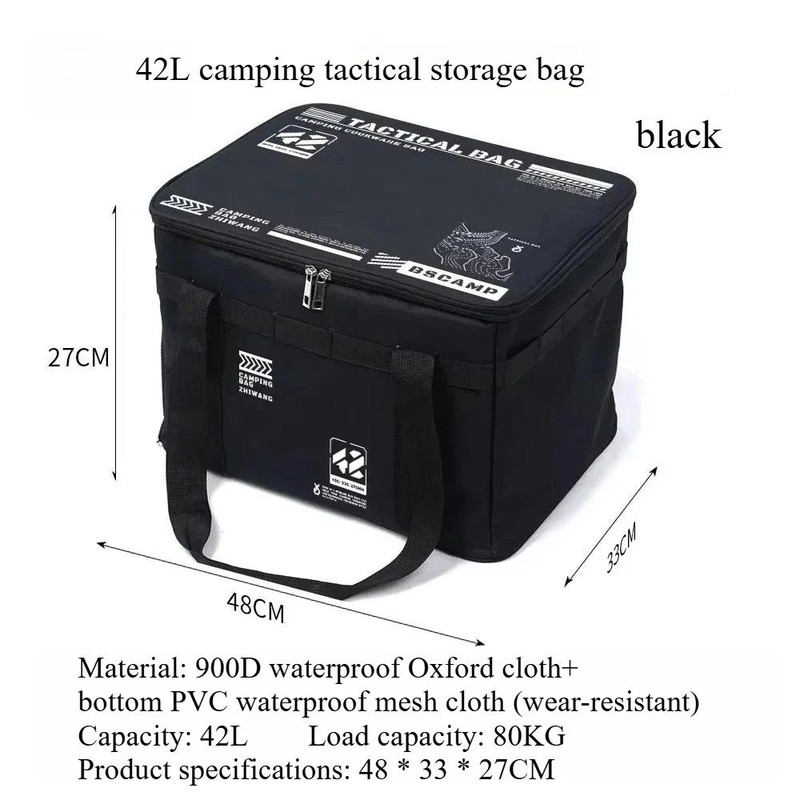 Large Capacity Folding Outdoor Storage Box For Camping And Travel 8