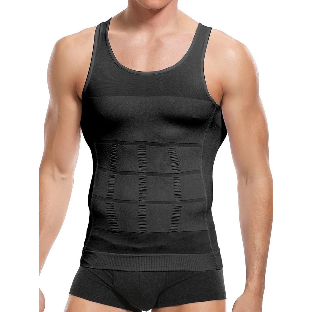 Mens Compression Shaper Vest For Slimming And Workout Support 6
