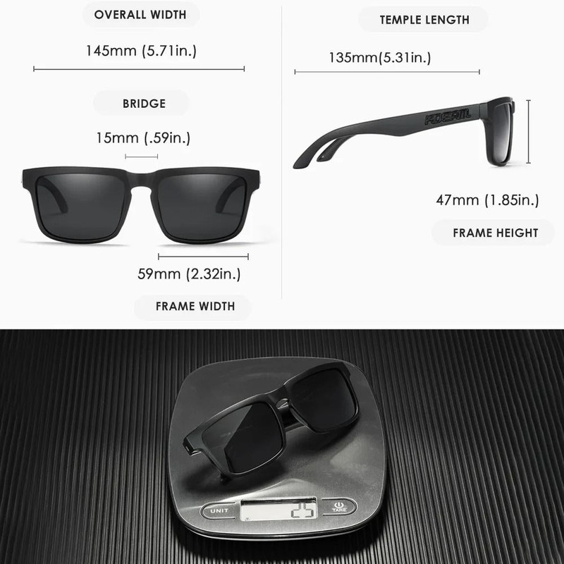Unisex Polarized Sunglasses For Outdoor Style And Eye Protection 2