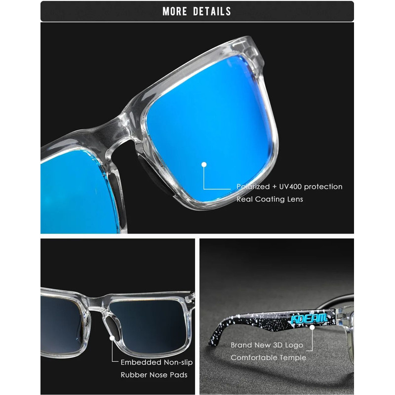 Unisex Polarized Sunglasses For Outdoor Style And Eye Protection 3