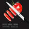 Ceramic Kitchen Knife Set With Peeler And Protective Sheaths For Precision Cutting 2