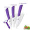 Ceramic Kitchen Knife Set With Peeler And Protective Sheaths For Precision Cutting 13