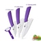 Ceramic Kitchen Knife Set With Peeler And Protective Sheaths For Precision Cutting 13