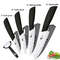 Ceramic Kitchen Knife Set With Peeler And Protective Sheaths For Precision Cutting 17