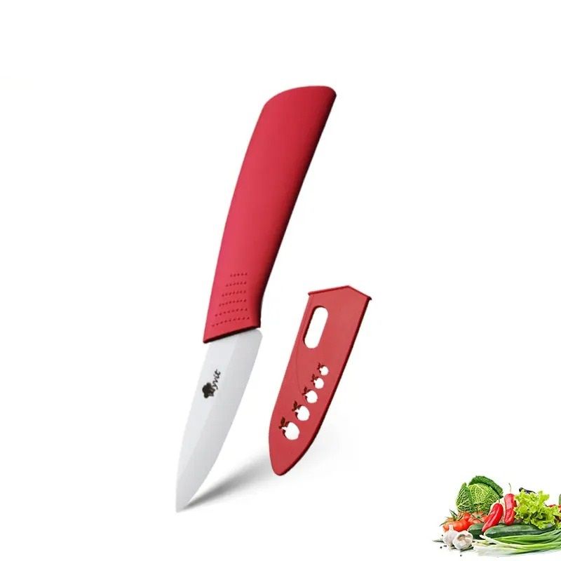 Ceramic Kitchen Knife Set With Peeler And Protective Sheaths For Precision Cutting 27