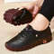 Womens Leather Casual Sneakers With Soft Sole And Slip On Fit For Everyday Comfort 2