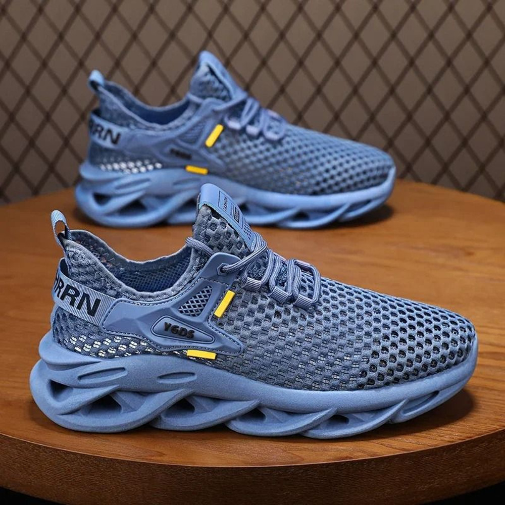 Mens Mesh Sneakers For Summer With Breathable Lightweight Comfort And Outdoor Grip 4