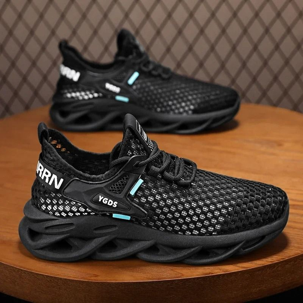 Mens Mesh Sneakers For Summer With Breathable Lightweight Comfort And Outdoor Grip 5