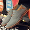 Mens Suede Leather Oxford Sneakers With Classic Style And Everyday Comfort 2
