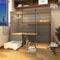 Three Story Indoor Cat House With Built In Litter Box And Spacious Multi Level Design 14
