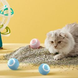 smart rolling interactive cat ball toy for indoor play