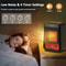 Mini Space Heater With Realistic Flame Effect Fan Heater 4