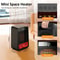 Mini Space Heater With Realistic Flame Effect Fan Heater 5
