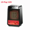 Mini Space Heater With Realistic Flame Effect Fan Heater 6