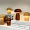 Wooden Mushroom Night Light With Stepless Dimming And Rechargeable Battery 0