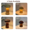 Wooden Mushroom Night Light With Stepless Dimming And Rechargeable Battery 1