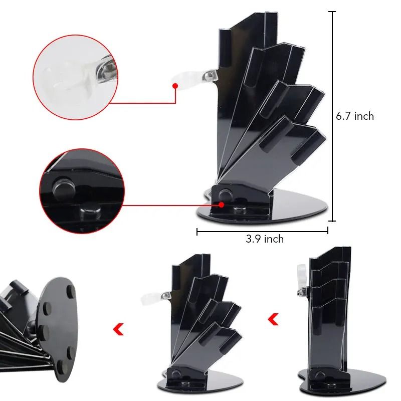 Ceramic Kitchen Knife Set With Peeler And Organizer Stand 0