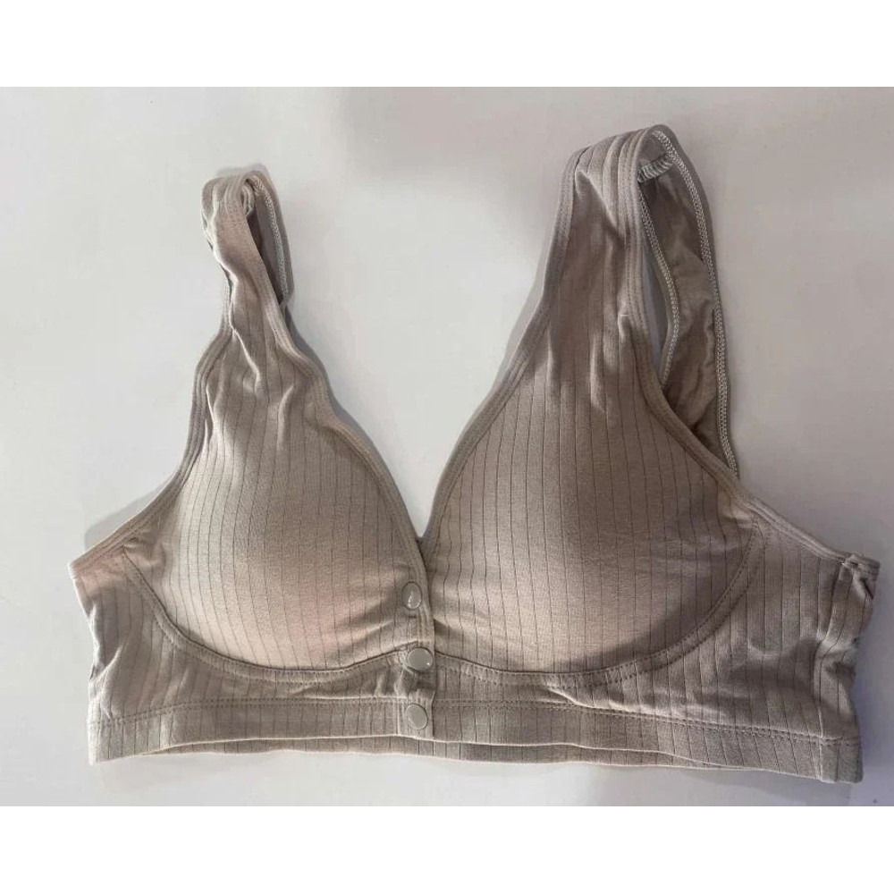 Breathable Cotton Nursing Bra With Front Opening For Breastfeeding Comfort 7