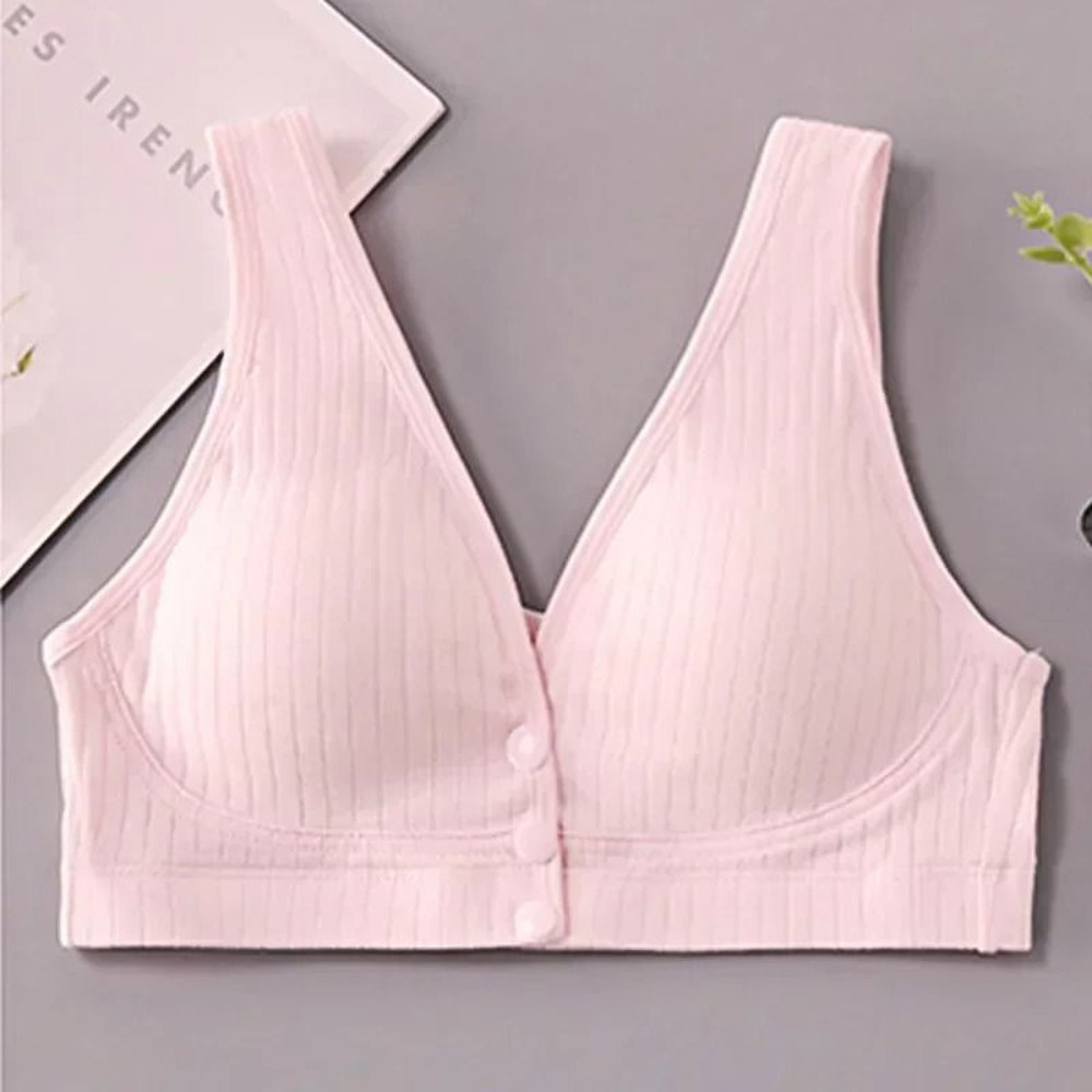 Breathable Cotton Nursing Bra With Front Opening For Breastfeeding Comfort 10