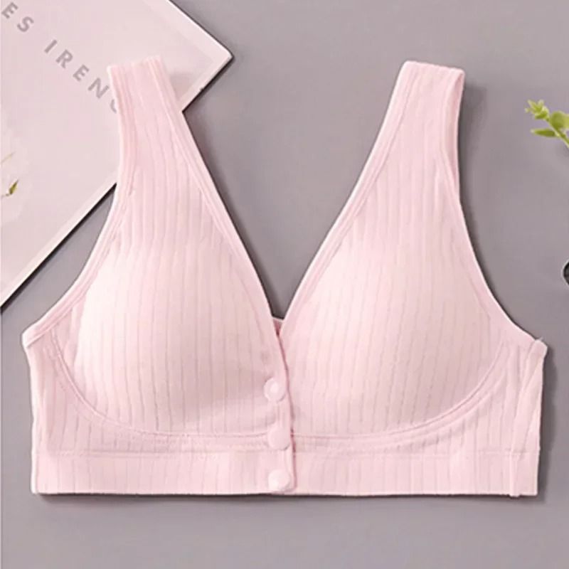 Breathable Cotton Nursing Bra With Front Opening For Breastfeeding Comfort 10