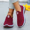 Breathable Slip On Woven Sneakers For Women Lightweight Everyday Comfort Shoes 2