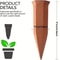 6 Pack Natural Terracotta Self Watering Spikes For Indoor And Outdoor Plants 2