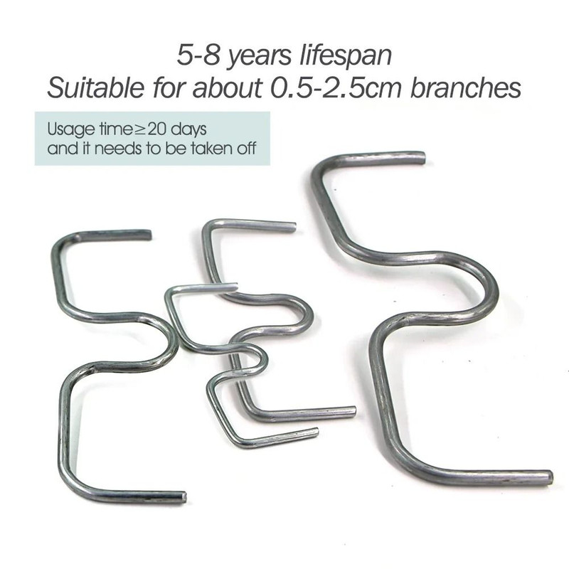 Heavy Duty Garden Branch Spreader Clips Set Reusable Limb Support Fixators For Fruit Trees And Vine 4