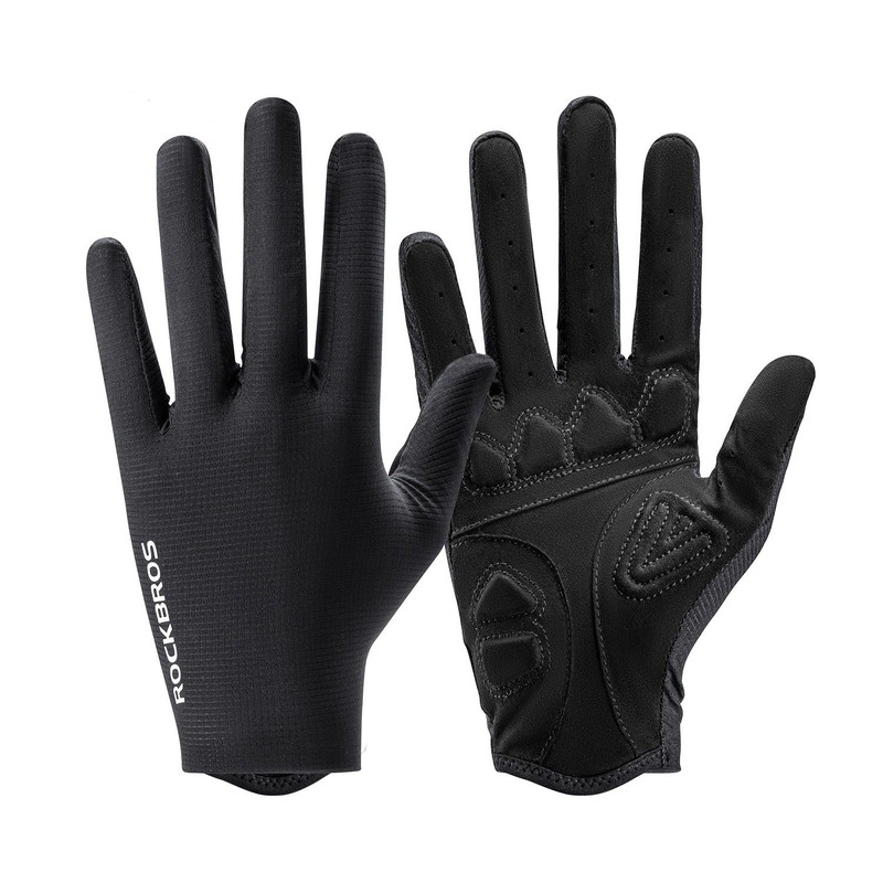 Windproof Full Finger Cycling Gloves With Shock Absorption And Non Slip Grip 5