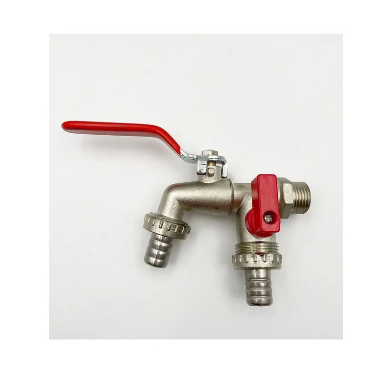 Heavy Duty Brass Garden Water Faucet With EasyTurn Lever Handle 7