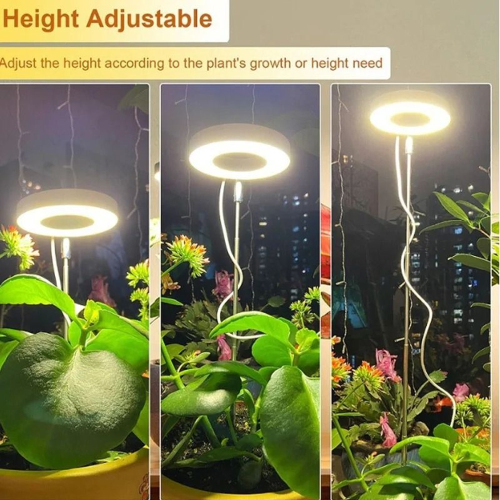 LED Grow Light For Indoor Plants With Adjustable Brightness And Timer 2
