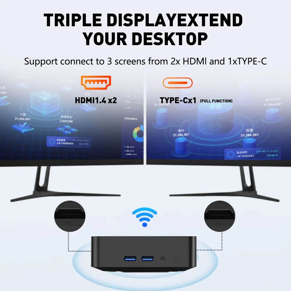 Portable Mini PC With Intel Core I9 And 1TB Storage For Home Office And Gaming 2