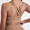 Womens High Impact Cross Back Sports Bra With Chest Pad For Training And Yoga 11
