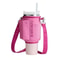 Water Bottle Carrier Bag For 40oz Tumblers With Adjustable Strap And Storage Pocket 2