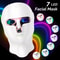 Rechargeable LED Face And Neck Mask With Seven Color Light Therapy For Skin Rejuvenation 5