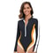 Protective Long Sleeve One Piece Swimsuit For Women With Slim Fit And Zipper Closure 4